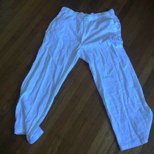 White Linen Pants
